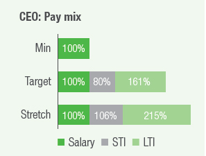 Pay mix